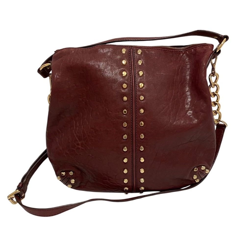 Michael Kors Wine Leather Crossbody Bag